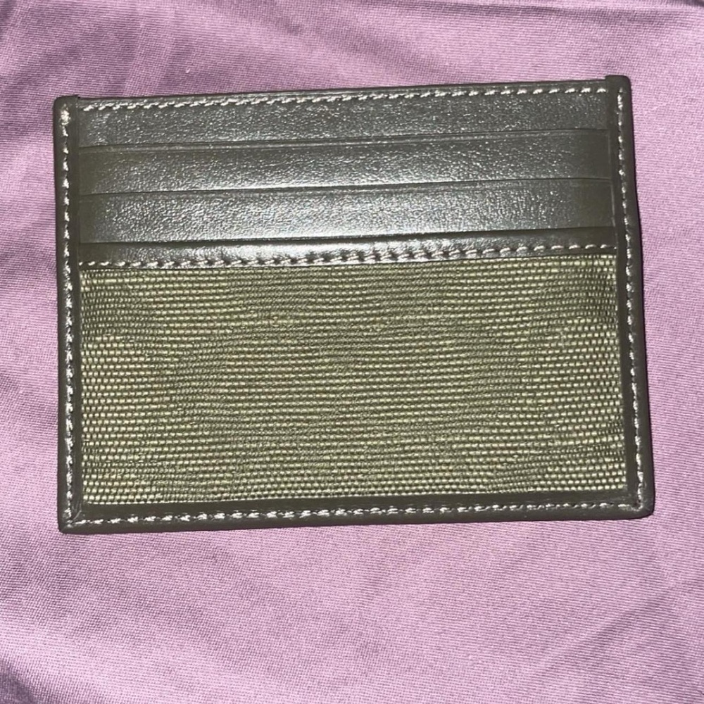 Coach Refined Calf Leather Flat Card Case